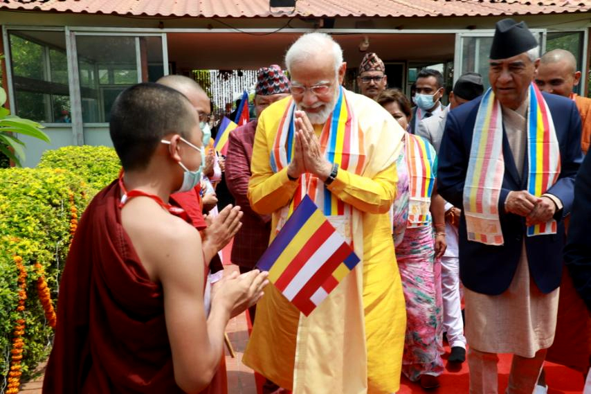 नेपालीमा भाषण गर्दै मोदीले भने- बुद्धकाे जन्मभूमि नेपाल आउँदा छुट्टै आनन्द आउँछ