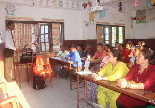 बालबालिकाको समस्या कम गर्न अभिभावकलाई परामर्श