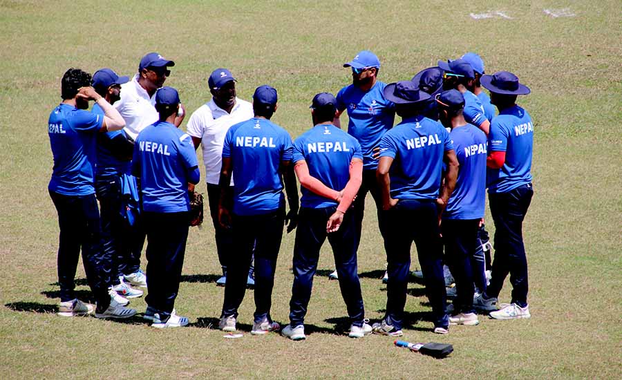 पहिलो अभ्यास खेलमा नेपाल चार विकेटले पराजित
