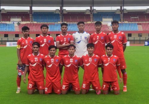 साफ यु-२० च्याम्पियनसिपको दोस्रो खेलमा आज श्रीलंकाविरुद्ध खेल्दै नेपाल