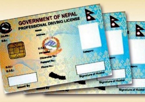 आकस्मिक लाइसेन्सका लागि अनलाइन आवेदन खुला