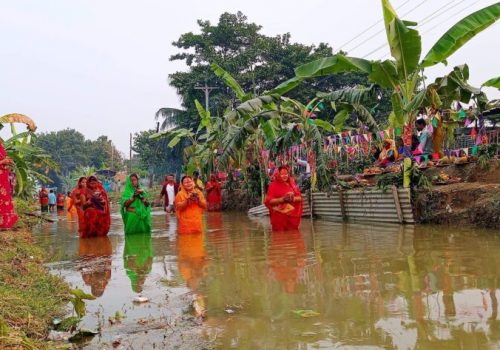 आज छठ व्रतः ‘सझिया घाट’ को तयारी