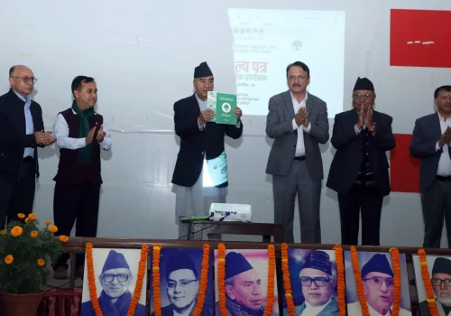 कांग्रेसको सङ्कल्पपत्र : आफ्नै नेतृत्वमा सरकार र पाँच वर्षभित्र साढे १२ लाख रोजगारी
