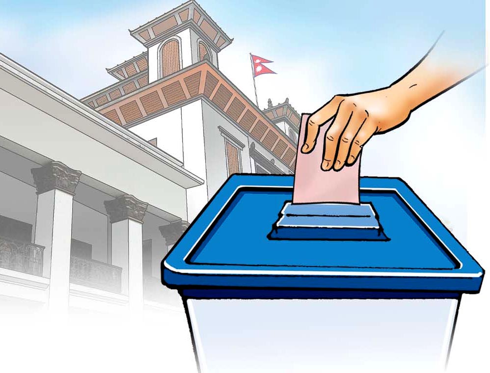निर्वाचन हुन एक महिना बाँकी