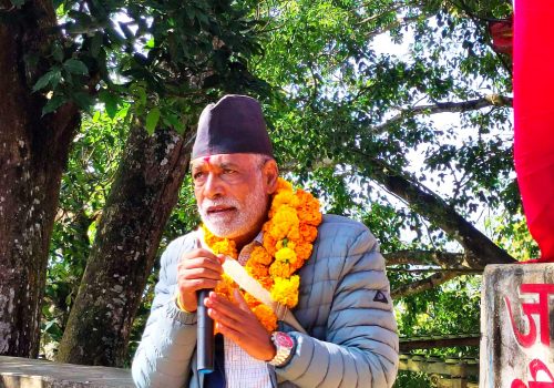 गठबन्धनलाई जिताएर पठाउनुहोस,गुठी समस्या समाधान गर्न नेतृत्व मै लिन्छु :अधिकारी