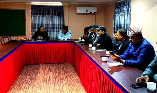 बुढीगण्डकी जलविद्युत् आयोजनाको बिषयमा संघिय सांसद अधिकारी द्धारा छलफल