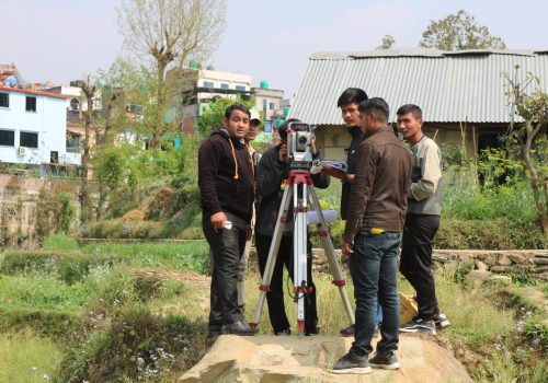 नीलकण्ठ नगरपालिका द्धारा सार्वजनिक जग्गाको रेखांकन सुरु