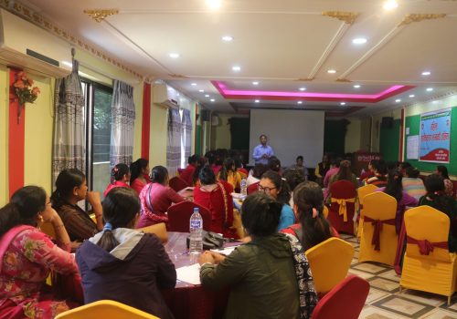 महिलाको हक हितमा नगरपालिकाले काम गरिरहेको छ : उपमेयर बिश्वकर्मा