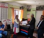 धादिङको सिद्धलेक गाउपालिकालाई एमालेको ज्ञापनपत्र