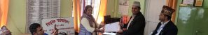 धादिङको सिद्धलेक गाउपालिकालाई एमालेको ज्ञापनपत्र