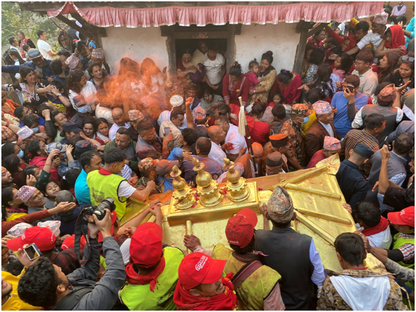 नुवाकोटमा मनाइयो सन्दुरे जात्रा