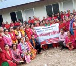 धादिङको नीलकण्ठ नगरपालिका १२ मा महिलाको लागि क्षमता विकास तालिम संचालन