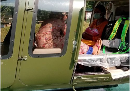 सुत्केरीको उद्धारका लागि हेलिकप्टर