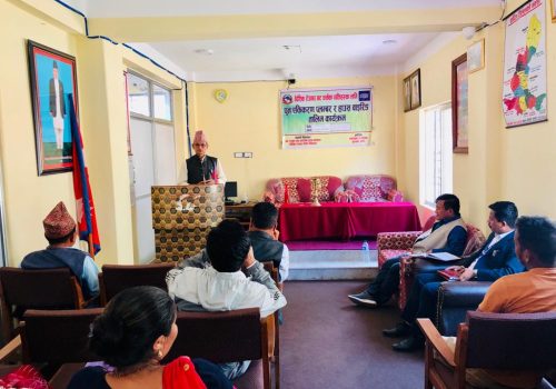 विदेश बाट फर्केका ब्यक्तिहरुको लागी प्लम्बर र हाउस वाईरिङ तालिम