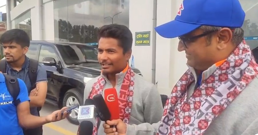 विश्वकप छनोट खेलेर नेपाली राष्ट्रिय क्रिकेट टिम स्वदेश फिर्ता