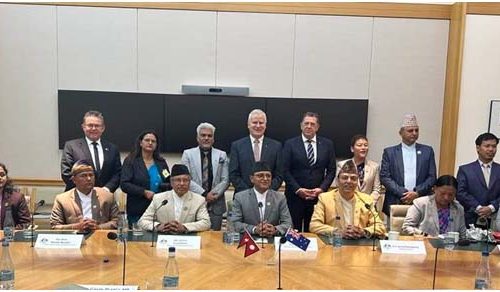 राष्ट्रियसभाका अध्यक्ष र अष्ट्रेलियाली समकक्षीबीच भेटवार्ता