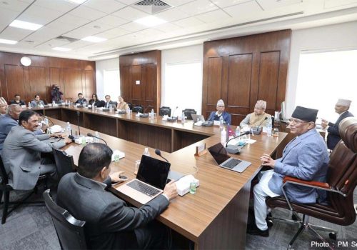 राष्ट्रियसभा निर्वाचन आगामी माघ ११ गते गर्ने सरकारको निर्णय