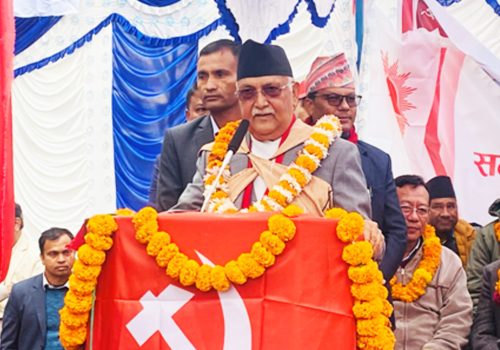 राष्ट्रिय आकाङ्क्षा पूरा गर्न एमालेको नेतृत्व चाहिन्छ : अध्यक्ष ओली