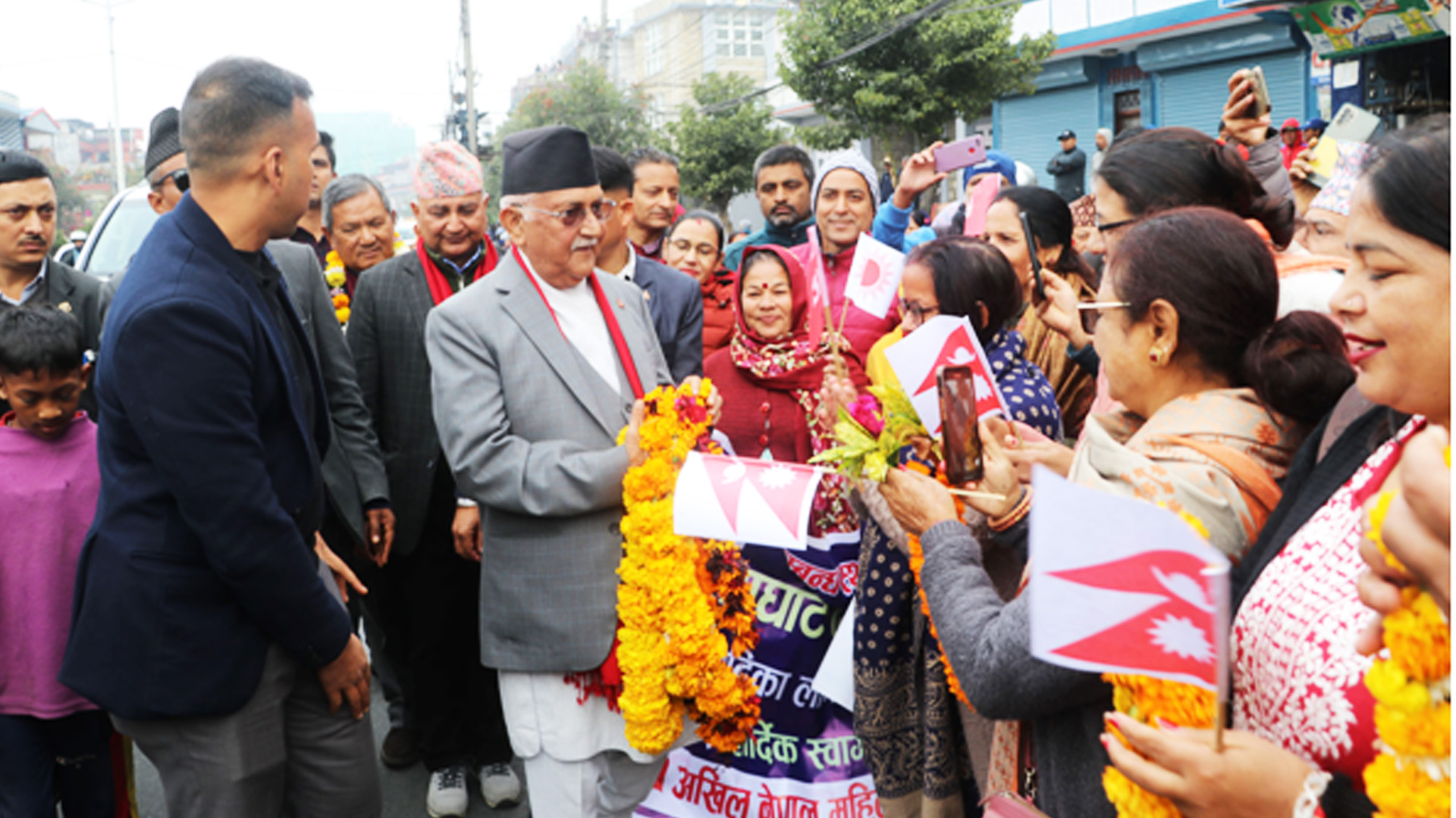 पोखरामा एमालेको सङ्कल्प यात्रा