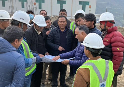 निर्माणाधीन बाह्रबिसे सबस्टेसन अन्तिम चरणमा