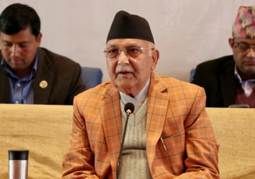 राष्ट्रिय हित रक्षाका निम्ति सशक्त भूमिका निर्वाह गर्ने एमाले अध्यक्षको प्रतिबद्धता