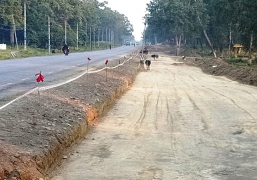 नारायणगढ–बुटवल सडकखण्ड  विस्तार :  पाँच वर्षमा ४६ प्रतिशत प्रगति