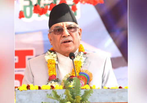 उत्पादन वृद्धि र रोजगारी सृजना सरकारको प्राथमिकता हो : प्रधानमन्त्री दाहाल
