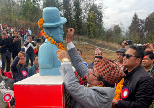 सालिक सहितको उद्यान निर्माण सम्पन्न