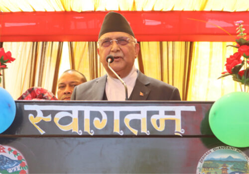 राष्ट्रिय हितका लागि सबै दल एक ठाउँमा हुनुपर्छ : अध्यक्ष ओली