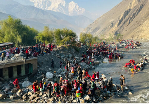 कागबेनी र मुक्तिनाथमा भक्तजनको घुइँचो