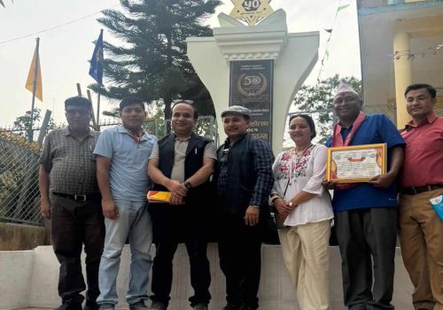 धाादिङमा पूर्व विद्यार्थी समाजद्धारा १० लाख रुपयाँको अक्षयकोष र अभिभावक प्रतिक्षालय निर्माण गर्ने