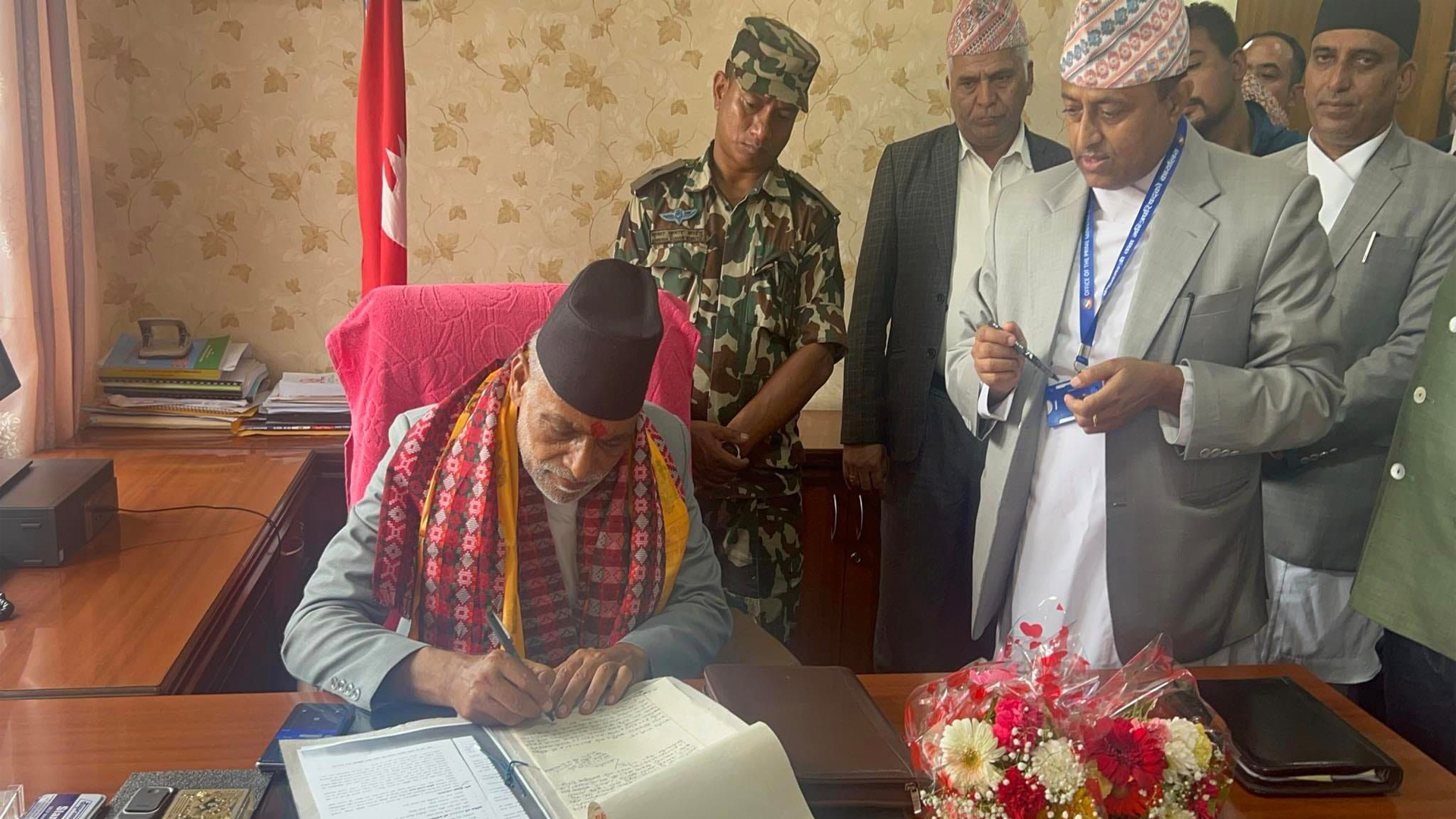मन्त्री अधिकारीद्वारा कृषि दशकमा लगानी जुटाउनेसम्बन्धी निर्णयमा हस्ताक्षर