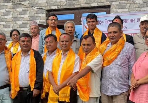 धादिङ वार एसोसियसनमा टंक कुमार श्रेष्ठ निर्वाचित