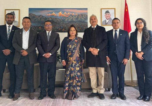 परराष्ट्रमन्त्री डा राणा छन्दुस्थित महावाणिज्यदूतावासमा