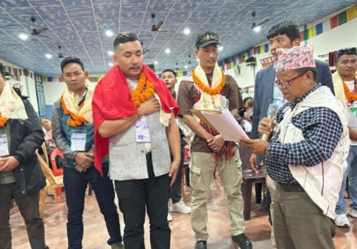तमु विद्यार्थी छोंज धींको अध्यक्षमा चितवनका पवन