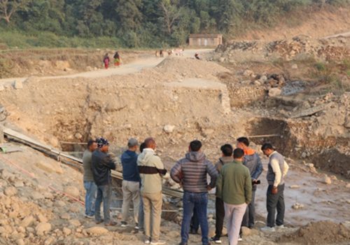 पश्चिम दाङ जोड्ने सडक निर्माण सुरु
