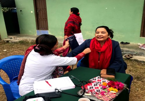 महिलाका लागि निःशुल्क स्वास्थ्य शिविर