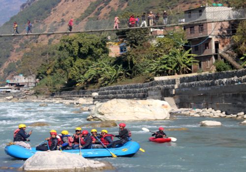 कालीगण्डकी नदीमा र्‍याफ्टिङ सञ्चालन