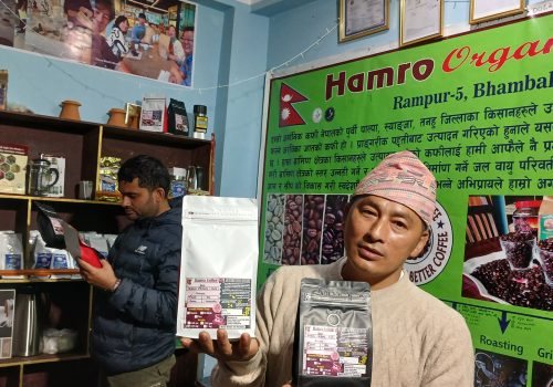 स्थानीय कफी देश तथा विदेशमा प्रवर्द्धन गरिँदै