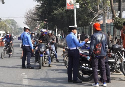 ध्वनि प्रदूषण गर्ने ६३ वटा मोटरसाइकल नियन्त्रणमा