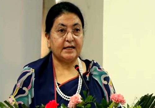 राष्ट्रको समृद्धिको लागि एकताबद्ध हुन पूर्वराष्ट्रपति भण्डारीको आग्रह