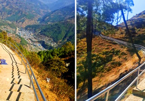 पर्यटकीय क्षेत्र नरसिंहकोट जोड्न पदमार्ग