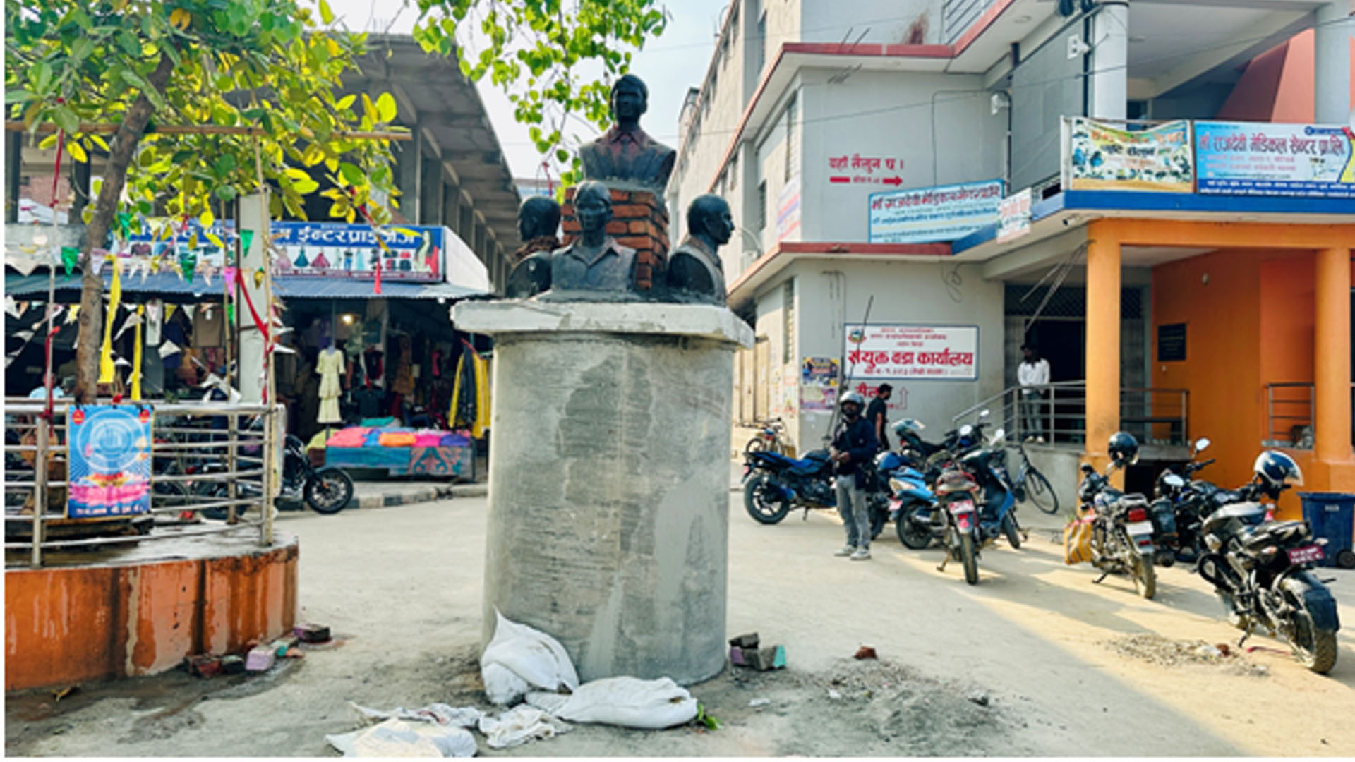 लहान चोकको सहिद स्मारक स्थानान्तरण गरियो