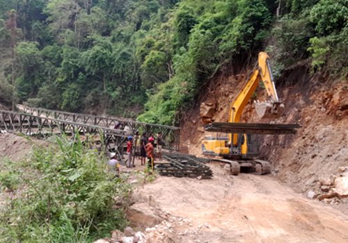 पुवाखोलामा ‘बेलिब्रिज’निर्माण अन्तिम चरणमा