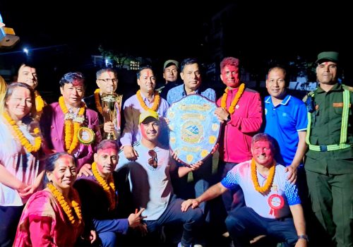 धादिङको नीलकण्ठलाई लगातार तेस्रो पटक राष्ट्रपति रनिङ शिल्डको उपाधि