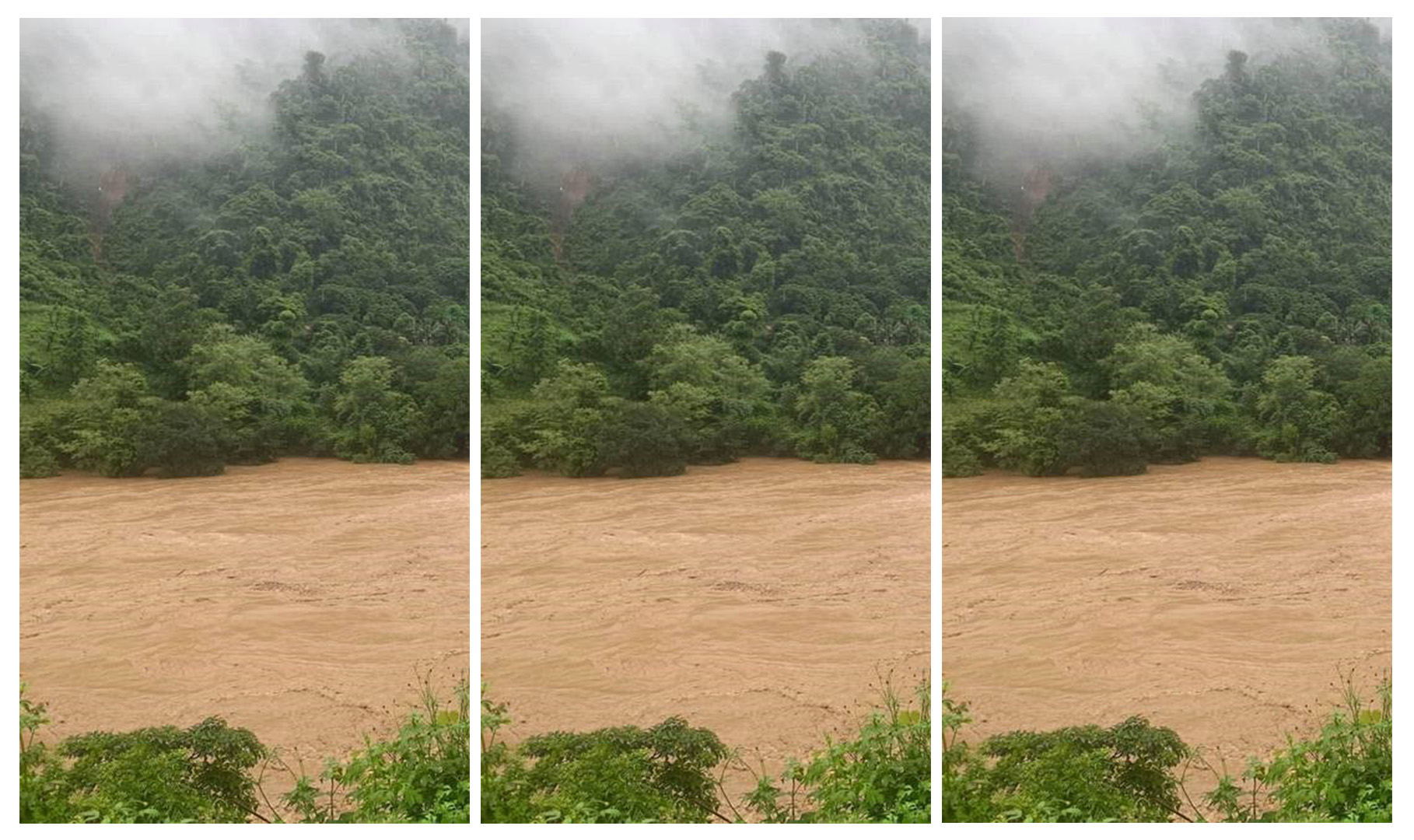 त्रिशुली नदीमा जलस्तर सतर्कता तह पार: तटीय क्षेत्रका बासिन्दालाई सजग रहन आग्रह
