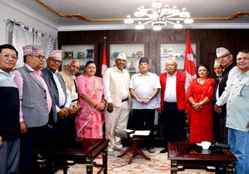 ज्येष्ठ नागरिकका माग पूरा गर्न सहयोग गर्ने अध्यक्ष दाहालको प्रतिबद्धता