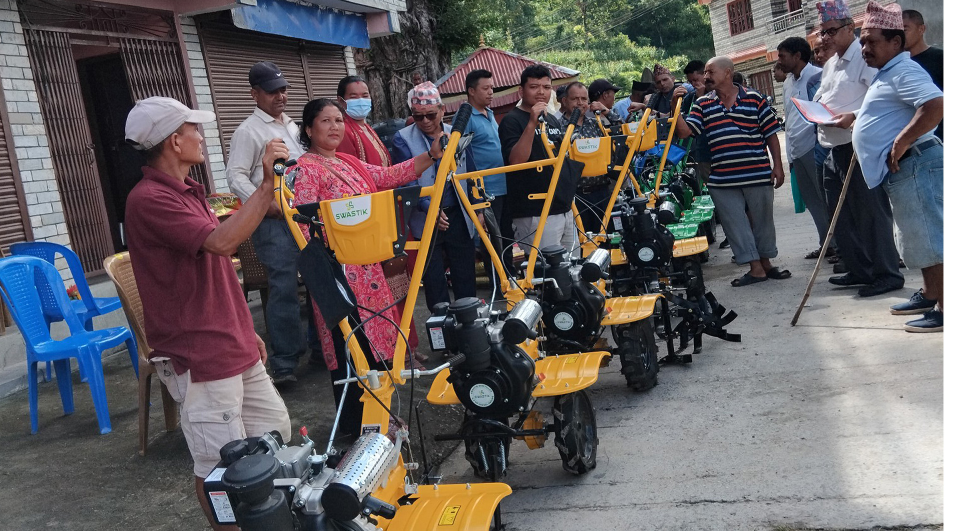 किसानलाई प्रविधिमैत्री बनाउन अनुदानमा हाते ट्र्याक्टर