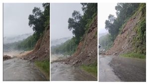 धादिङको जहरेमा पहिरो, सडक अवरुद्ध