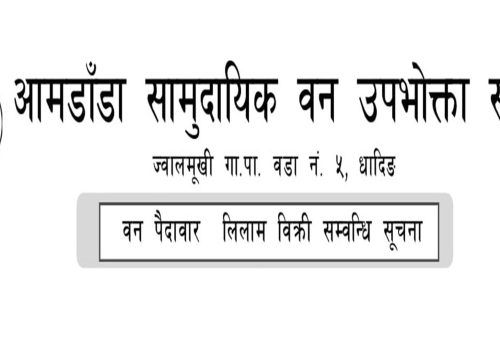 लिलाम बिक्री सम्बन्धी सूचना